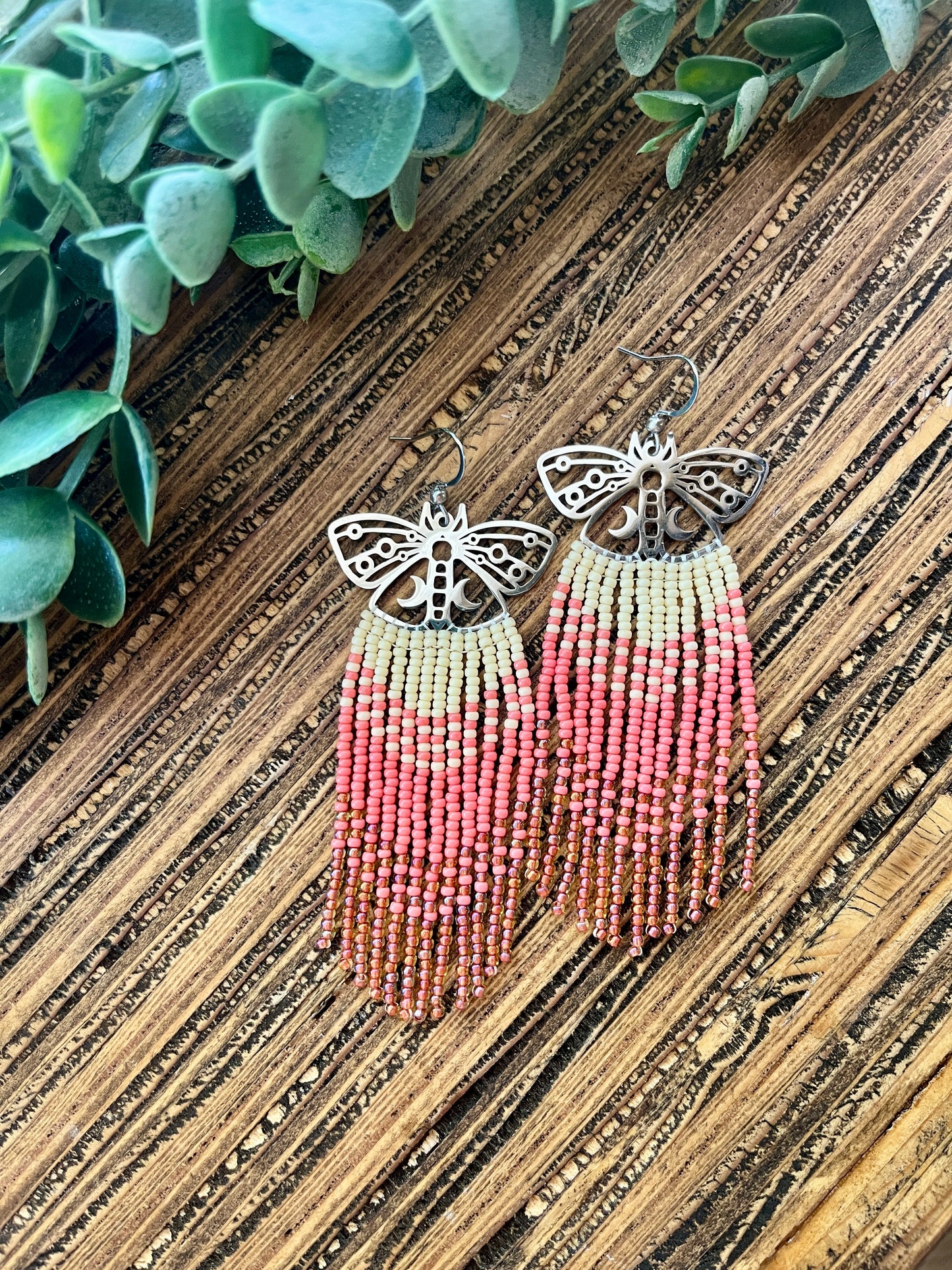 Pink Ombre Moth Fringe