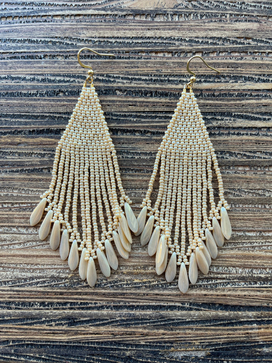 Dazzling Neutral Daggers, Statement Earrings