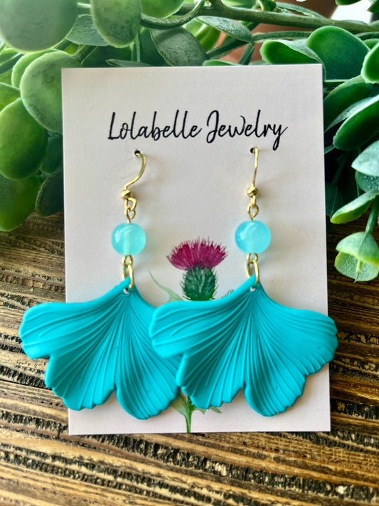 Bright Teal Short Ginkgo